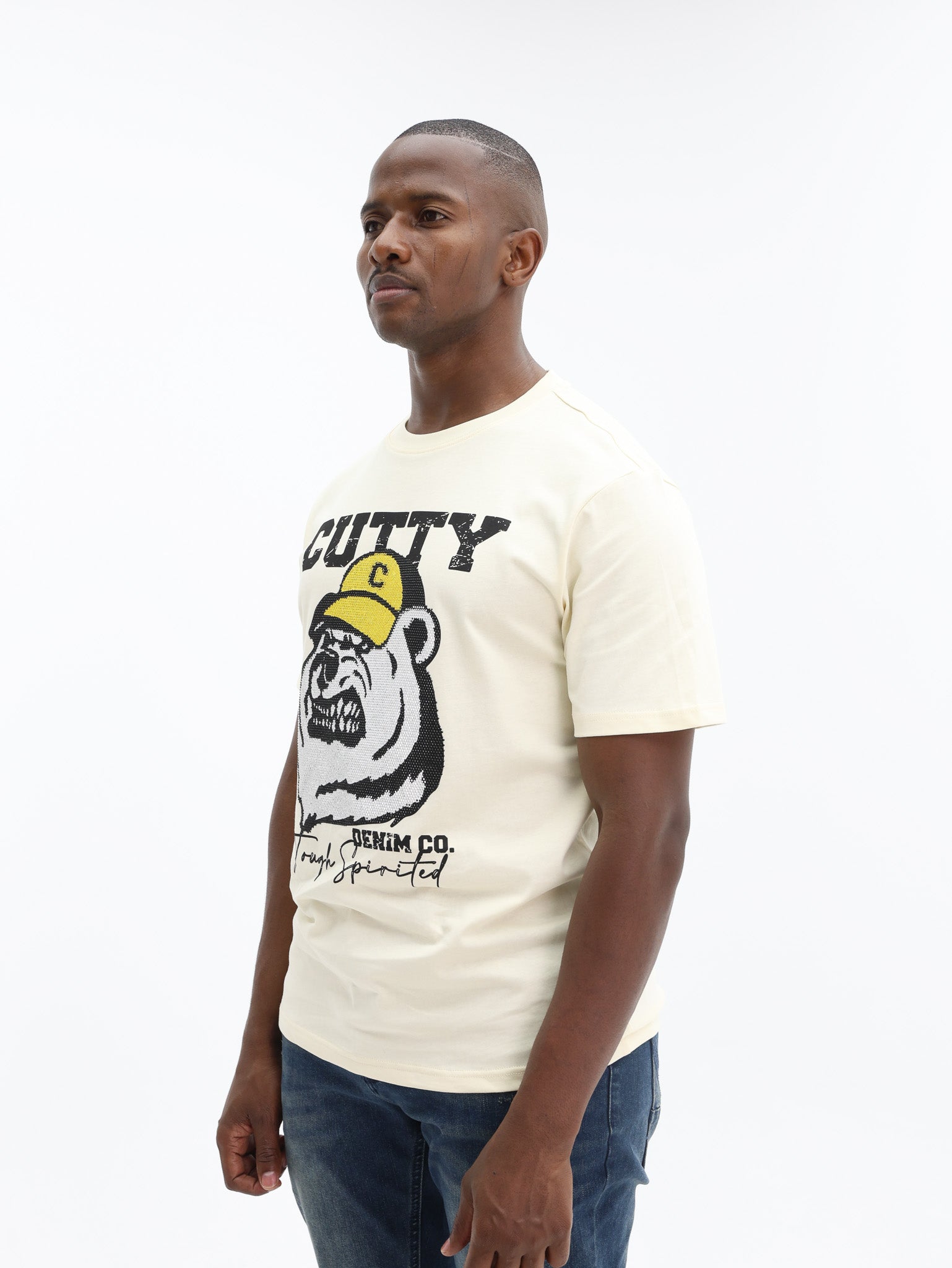 Cutty T-Shirt Tough Spirited Cream